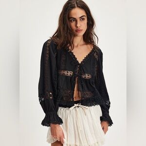 Free People Sweet Dreams Crochet Top